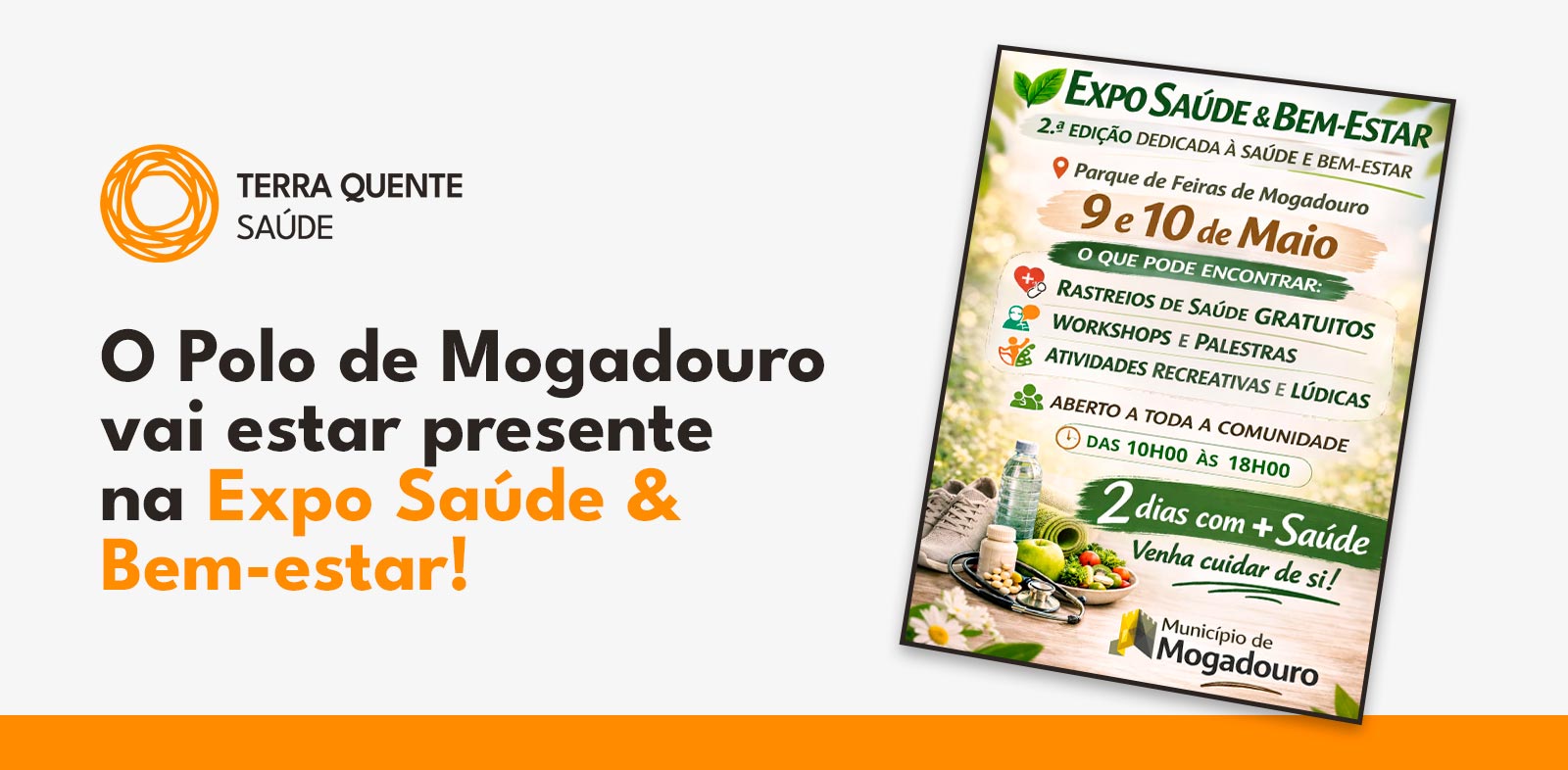 Terra Quente Saúde – Polo de Mogadouro participa na Expo Saúde & Bem-Estar